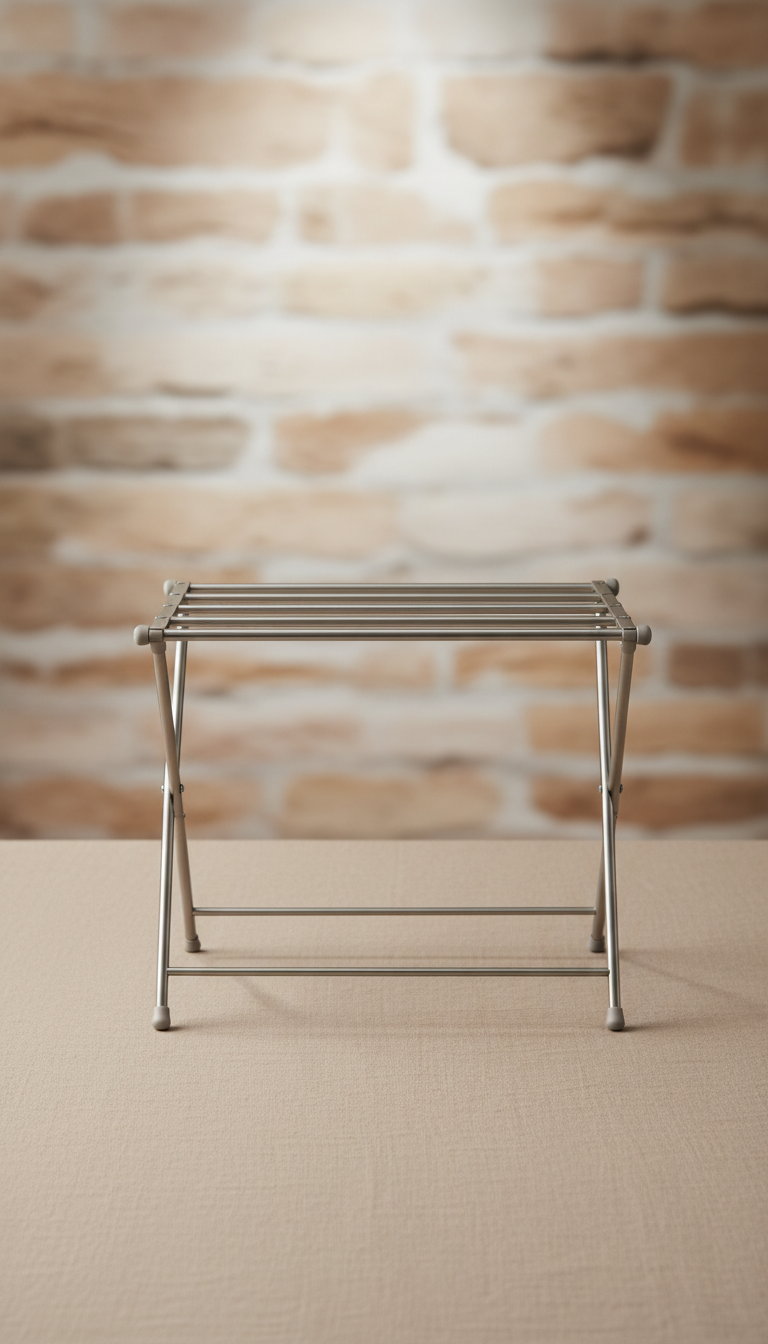 Tendedero plegable de acero inoxidable
